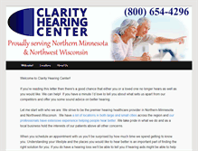 Tablet Screenshot of clarityhearingcenter.com
